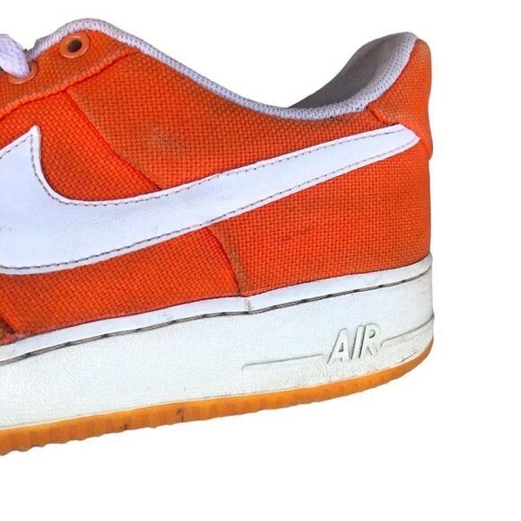 VINTAGE 2007 nike air force 1 low orange peel size 12 womens - Picture 15 of 16